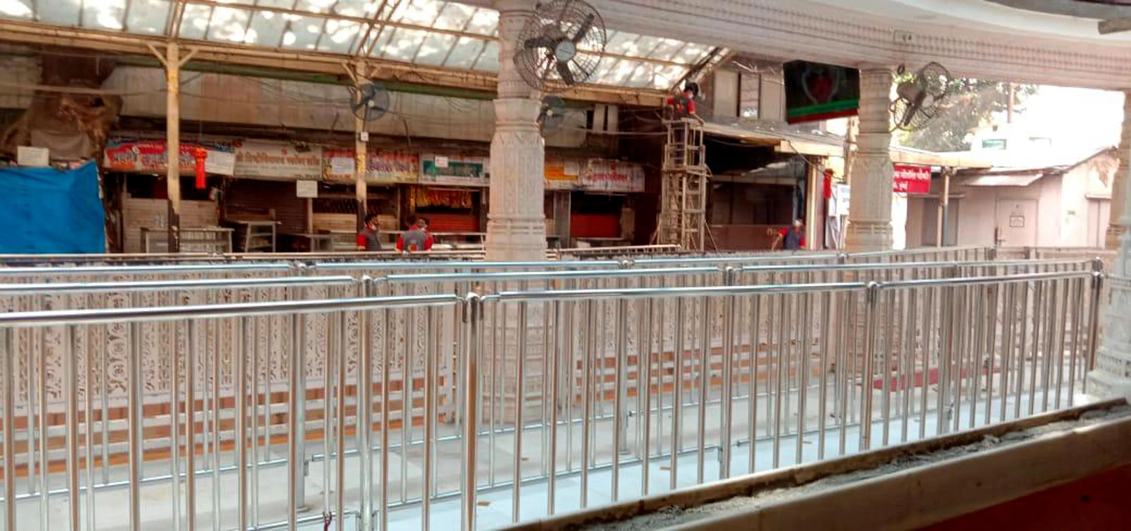 Siddhivinayak Temple closed at Prabhadevi amid coronavirus pandemic.