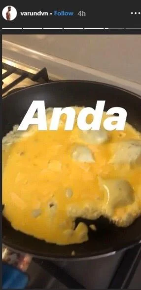 Varun Dhawan tries his hand at making omelette after intense workout, shares updates with fans amid coronavirus lockdown