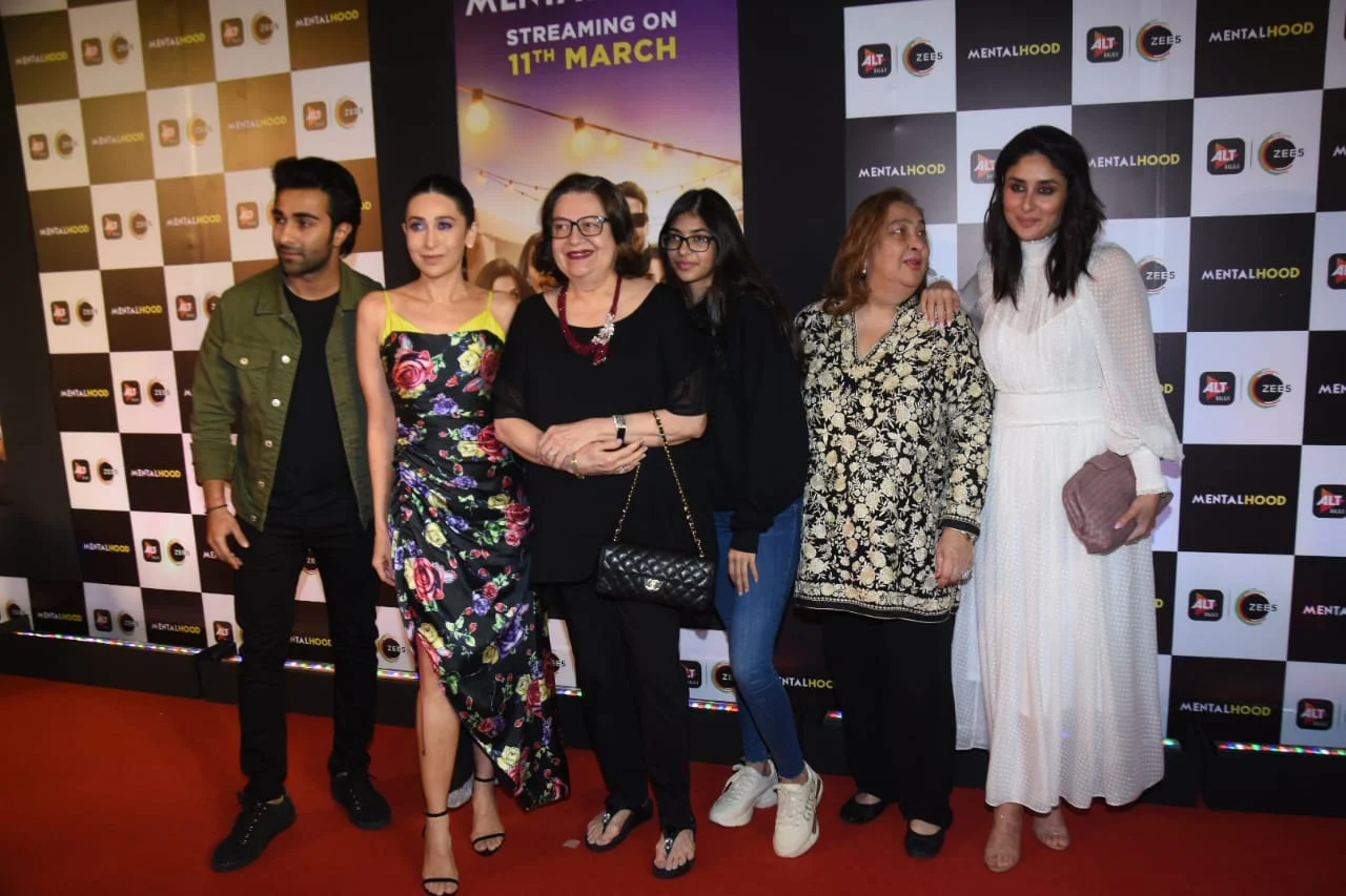 Watch Video: Babita Kapoor imitates daughter Karisma Kapoor's 'Mentalhood' poster