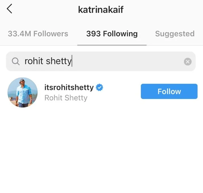 Did 'Sooryavanshi' director Rohit Shetty block Katrina Kaif on Instagram?