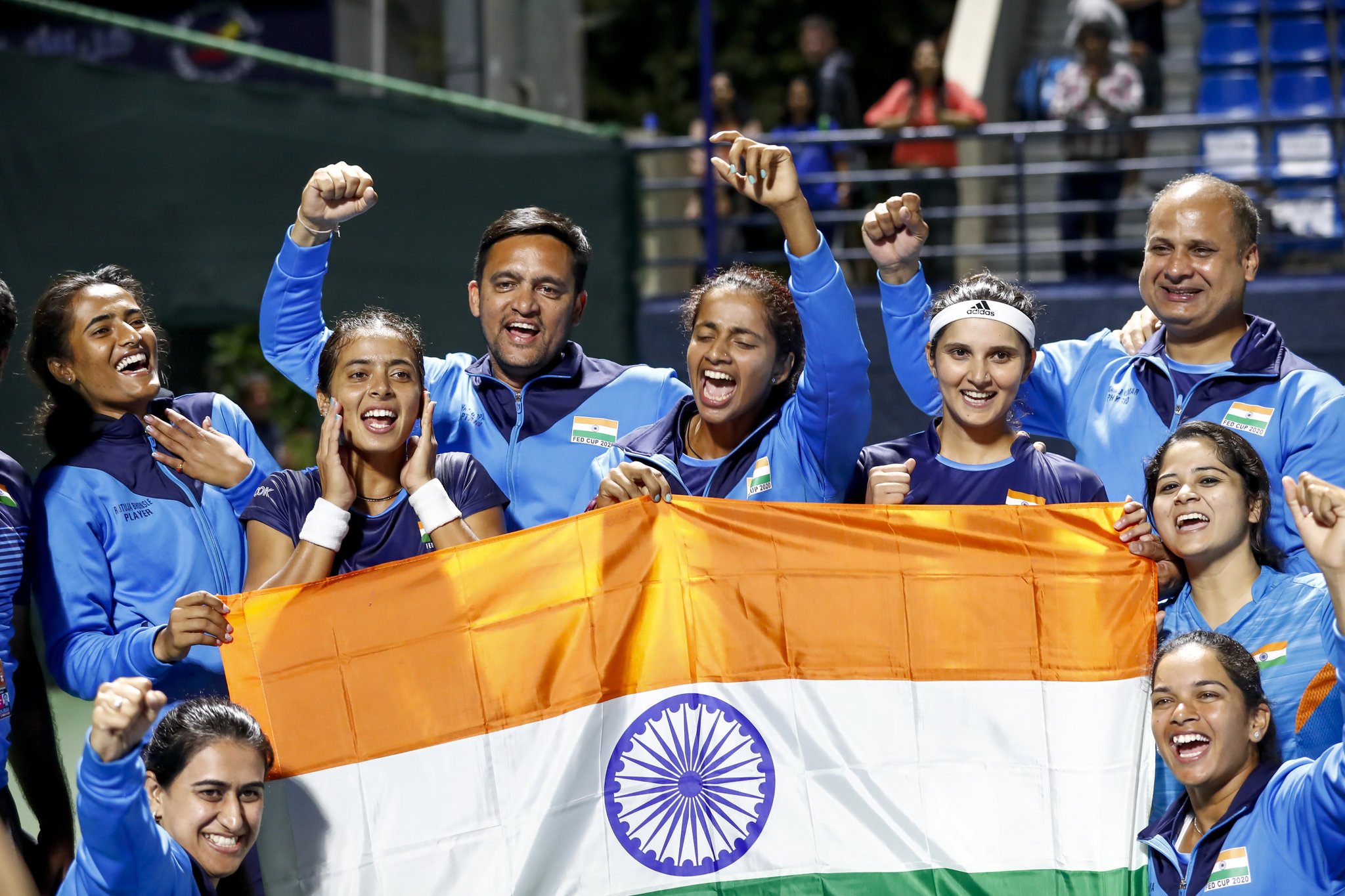 Indian women's tennis team make history with first Fed Cup playoffs
