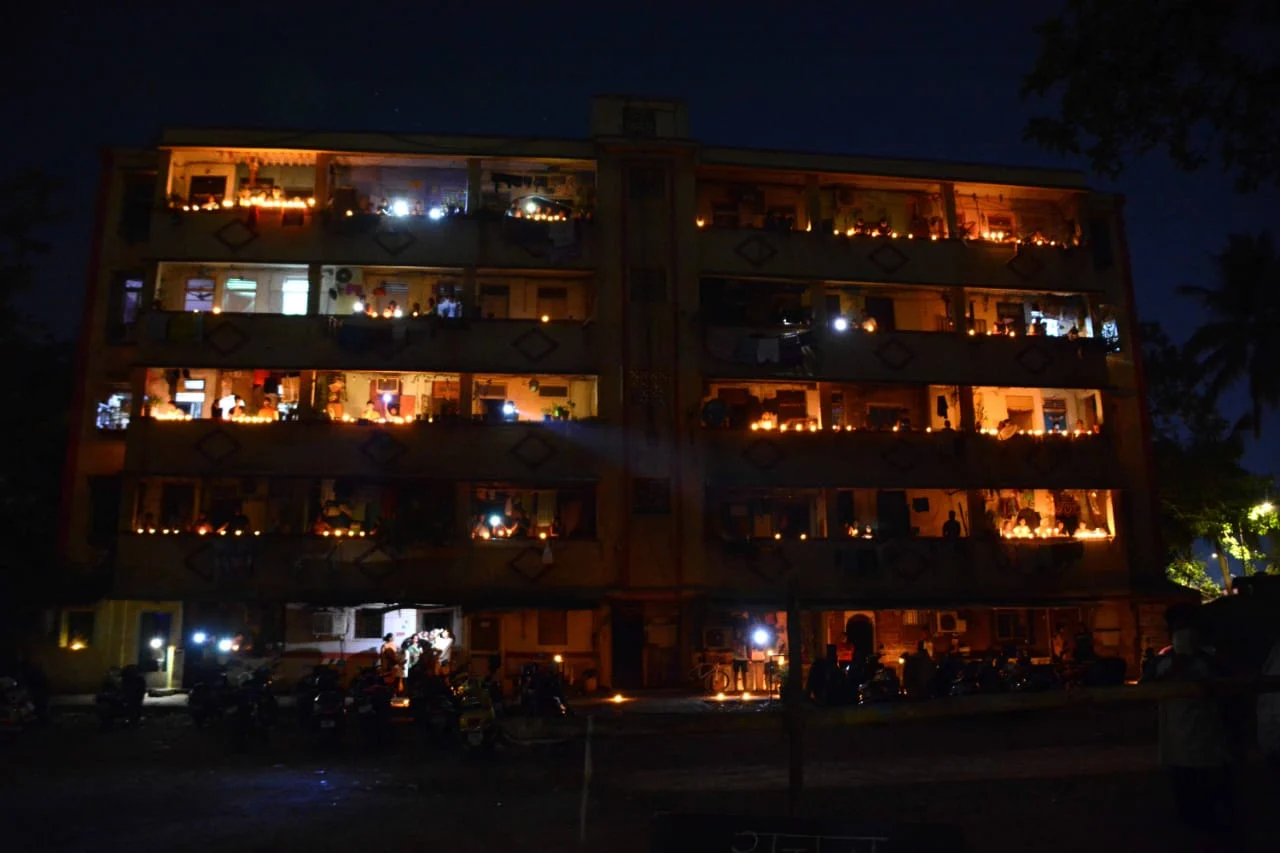In Pics: How Mumbai lit diyas and candles observing PM Modi's 9 baje 9 minutes appeal