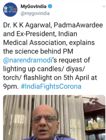 Nonsense Corona: Modi govt tweets video of 'scientific reasoning' for lighting a candle at 9 PM, deletes it after backlash