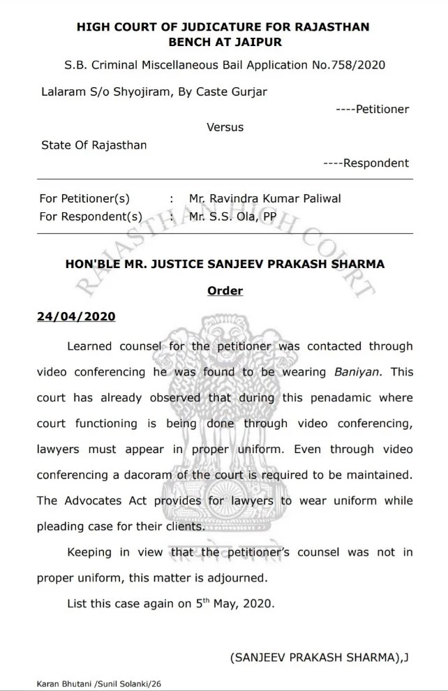 Mentioning caste in any judicial and administrative matter is against the spirit of Constitution, says Rajasthan HC