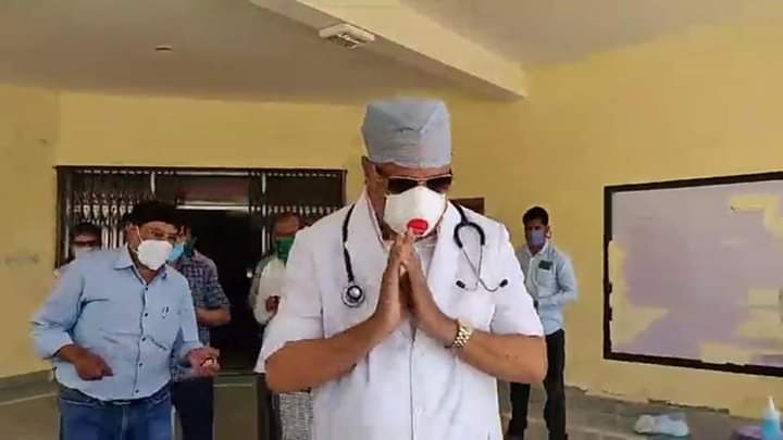 Reporting for duty: RS MP Dr Kirodilal Meena suits up, joins medical personnel to fight COVID-19 in Rajasthan's Dausa