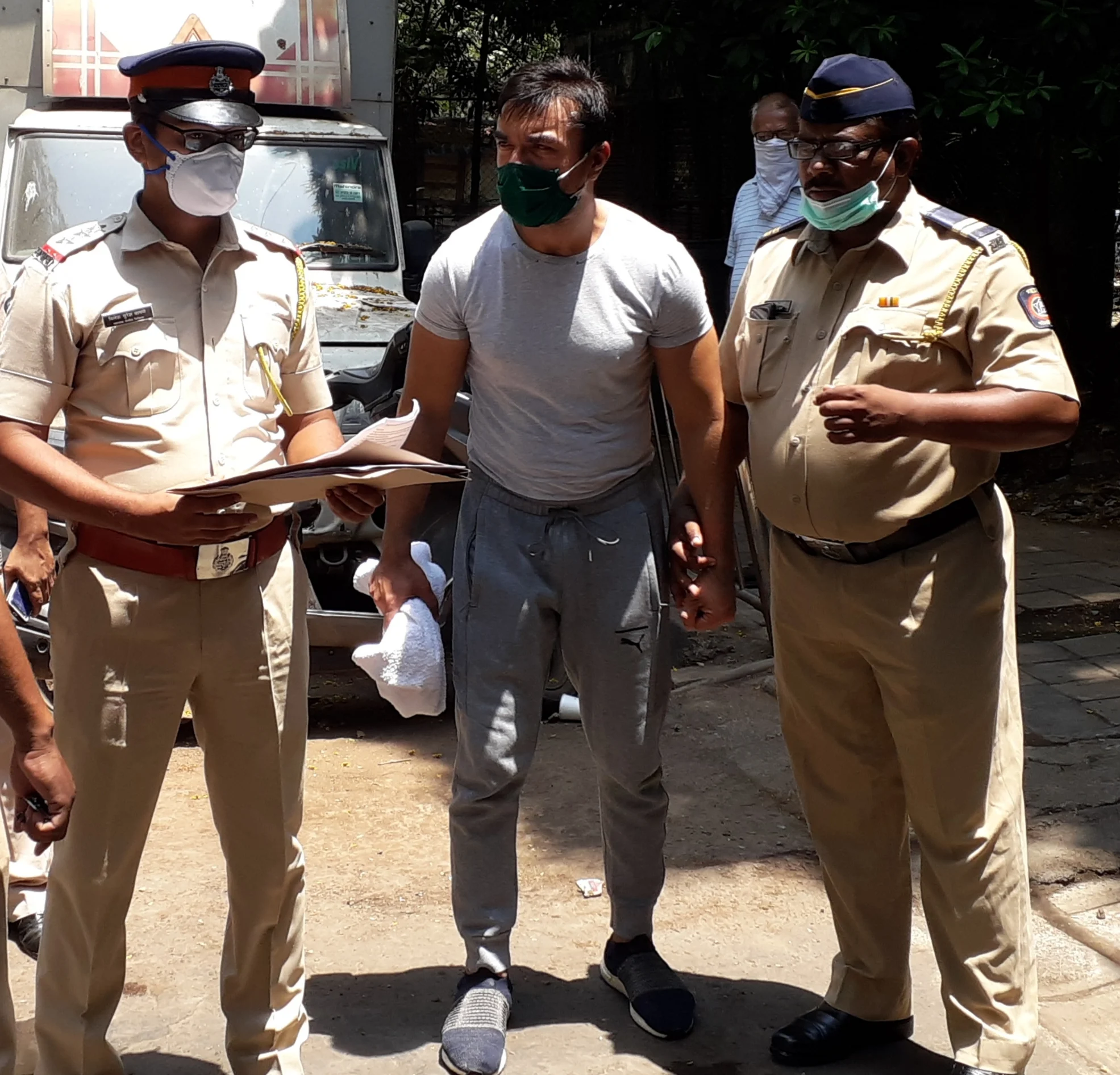 In Pics: Ajaz Khan taken to court after being arrested for 'hate speech' in Mumbai