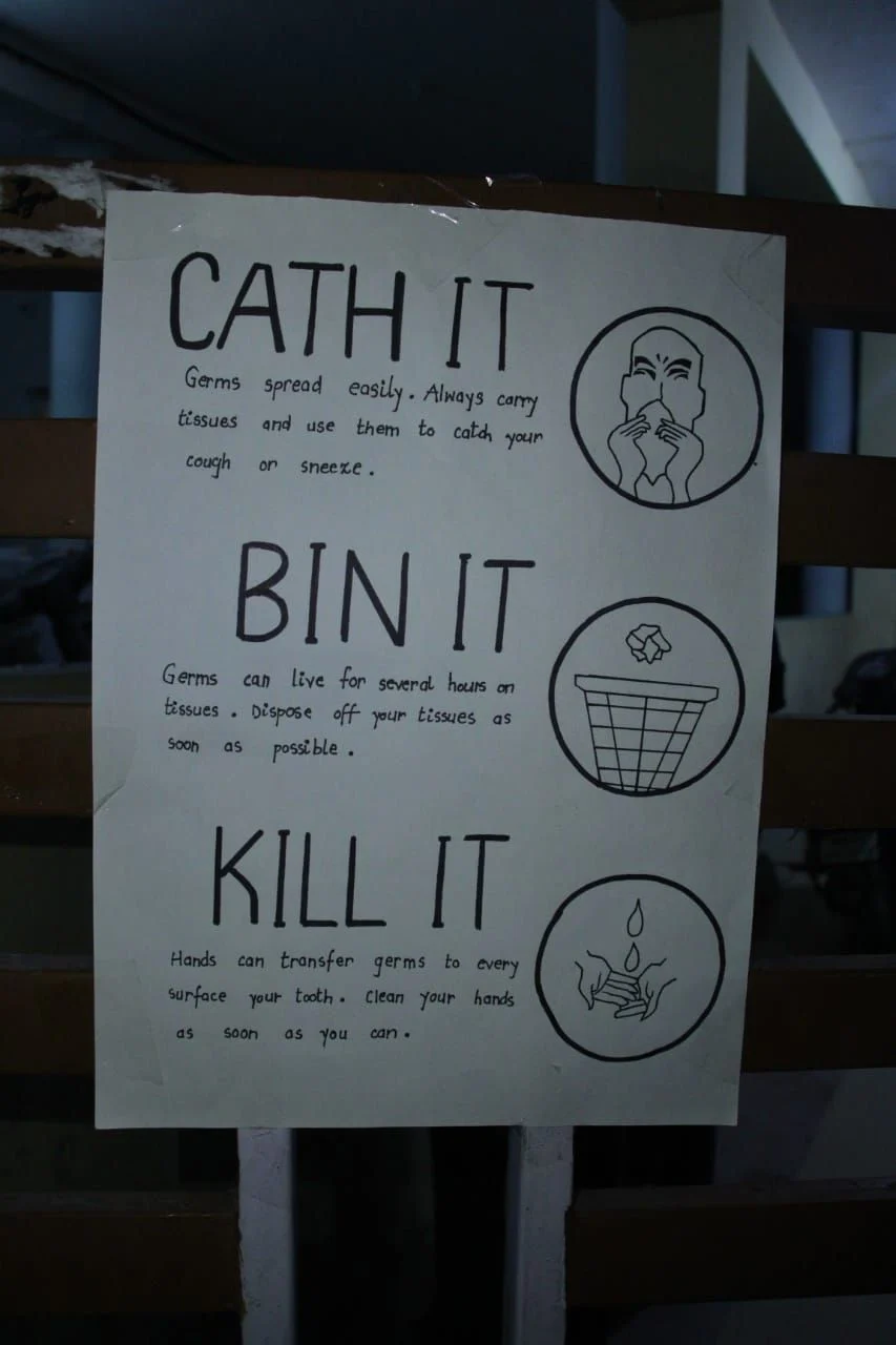Coronavirus in Indore: Kids put up virus awareness posters