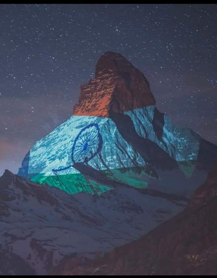 These pics and video of India’s tricolour on Switzerland’s Matterhorn will make every patriot emotional