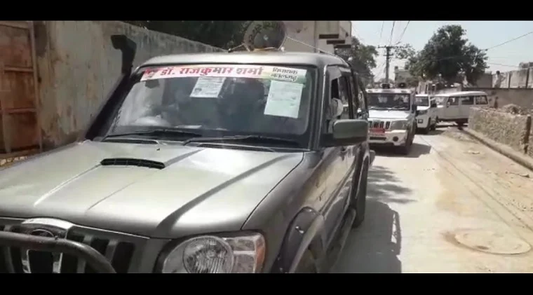 Rajasthan Congress MLA tours his constituency asking people to stay home and reassure them amid COVID-19 outbreak