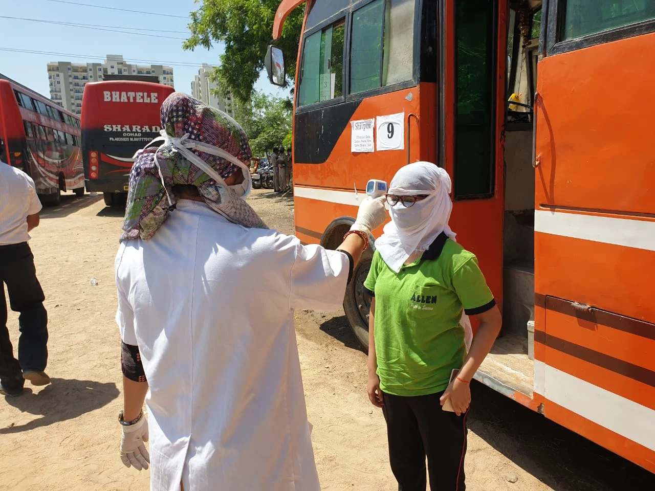 Madhya Pradesh students stuck in Rajasthan’s Kota travel home amid the coronavirus lockdown