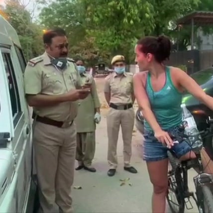 Privilege much? Uruguayan woman refuses to wear mask during lockdown in Delhi, fights with cops