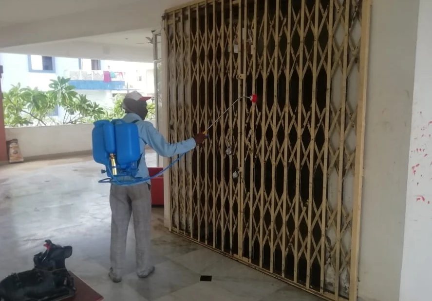 Regular sanitization ensured in the buildings of the township