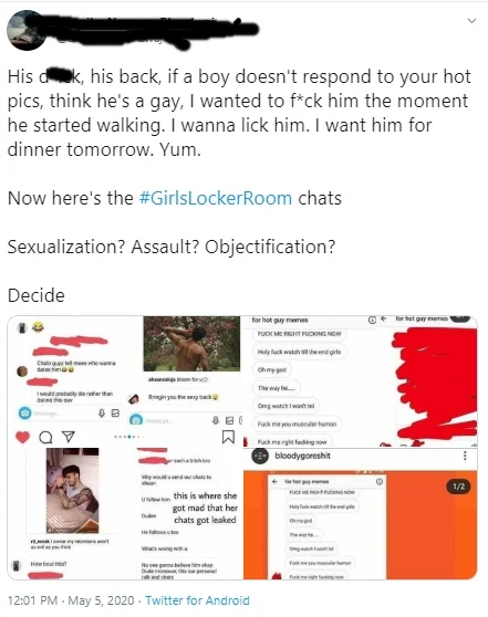 After Boys Locker Room, Girls Locker Room trends on Twitter