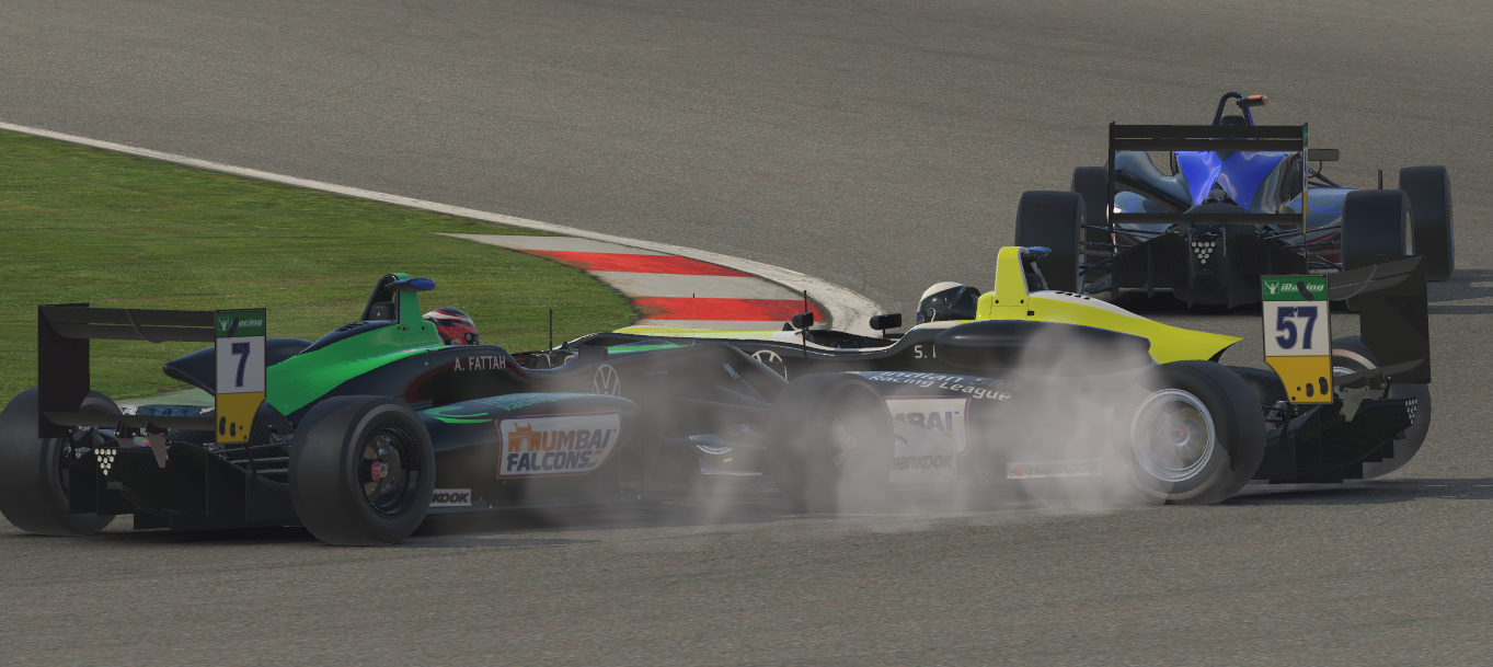 Sai Prithvi spun in the penultimate race and ended his title hopes after Abdul Fattah could not avoid him and crashed into Prithvi
