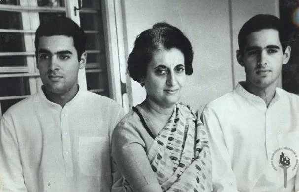 Rajiv, Indira and Sanjay