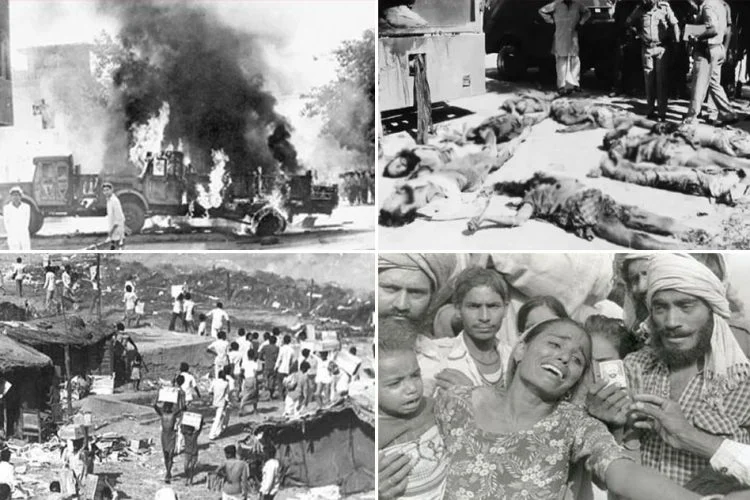 Scenes from the Sikh pogrom of 1984