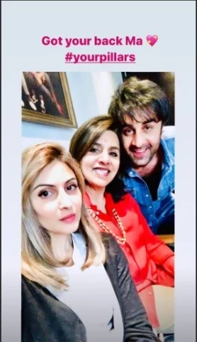 'Got your back ma': Riddhima Kapoor Sahni shares selfie with mom Neetu and Ranbir