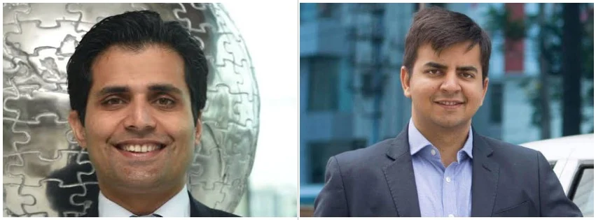 Sameer Gehlaut (left) and Bhavish Aggarwal (right)