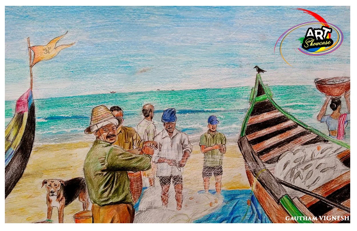 A drawing competition ‘YMBA Art Showcase’ was held in which the youngest to participate was a three-year-old, while those above 50 years also participated