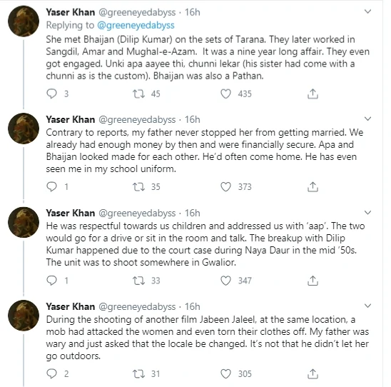 Twitter thread claims Dilip Kumar and Madhubala broke up because of ego issues