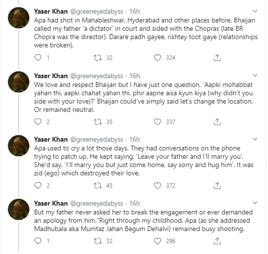 Twitter thread claims Dilip Kumar and Madhubala broke up because of ego issues