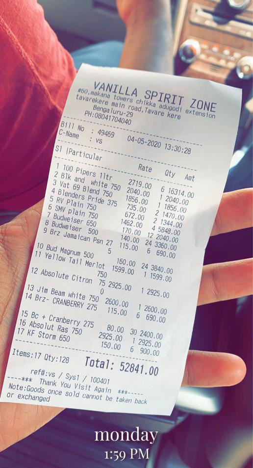 Licence Raj Sarkar: Karnataka govt looks for customer who spent over Rs 52,000 on liquor