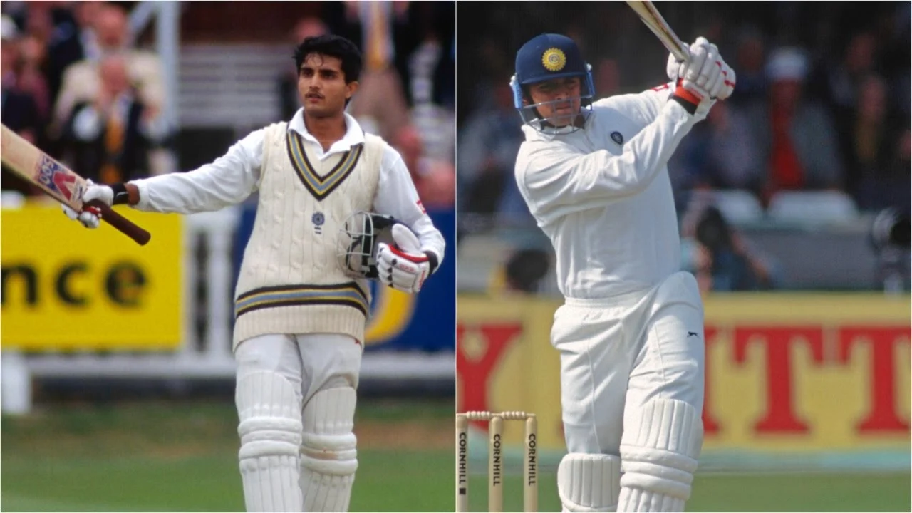 Twitter celebrates 24 years of Sourav Ganguly and Rahul Dravid's legendary Test debuts