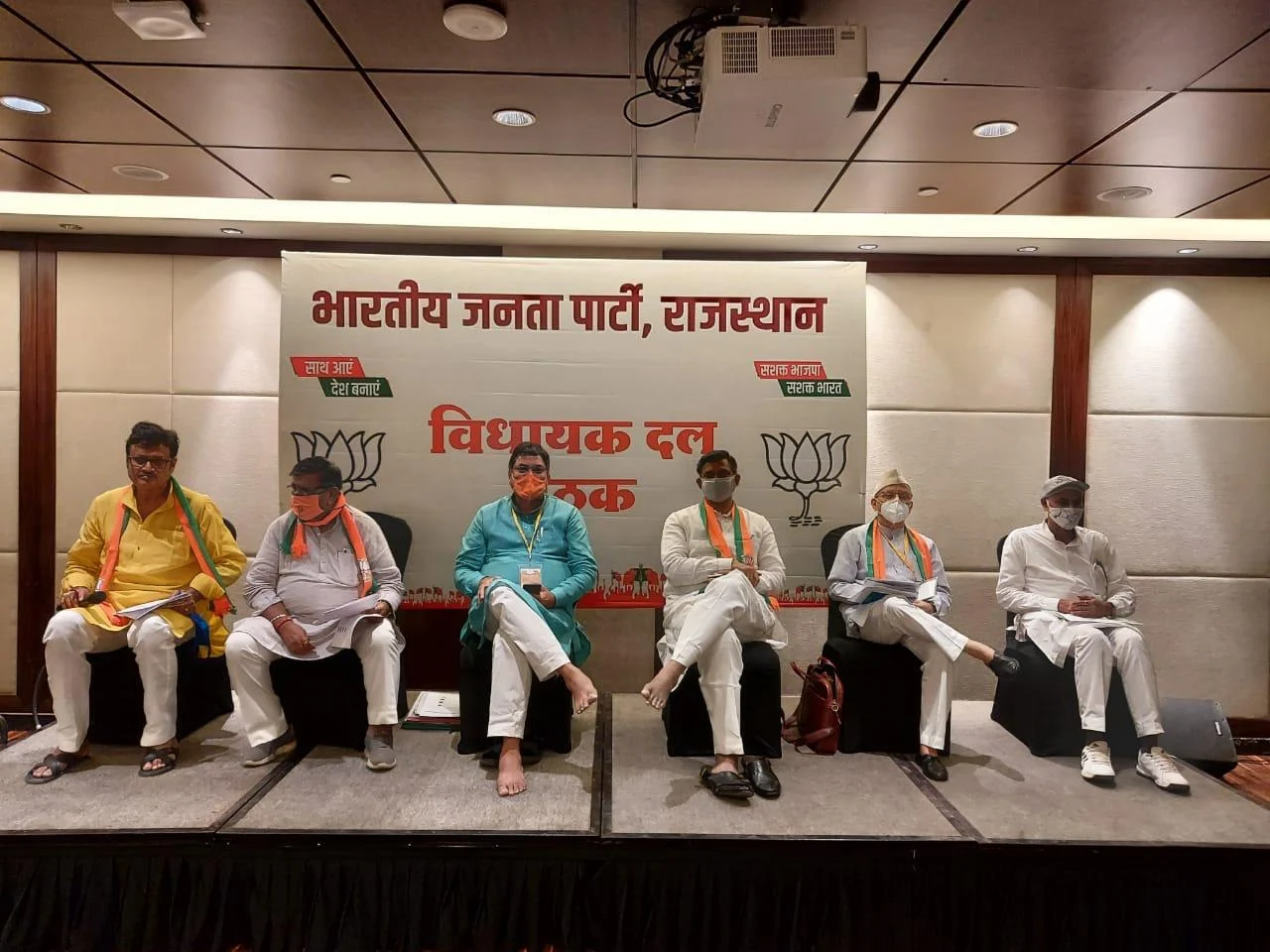 Ahead of Rajya Sabha polls, Rajasthan BJP MLAs leave for three-day 'Prashikshan Shivir' in Jaipur