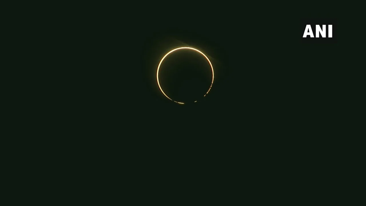 #SolarEclipse2020 as seen in the skies of Dehradun.