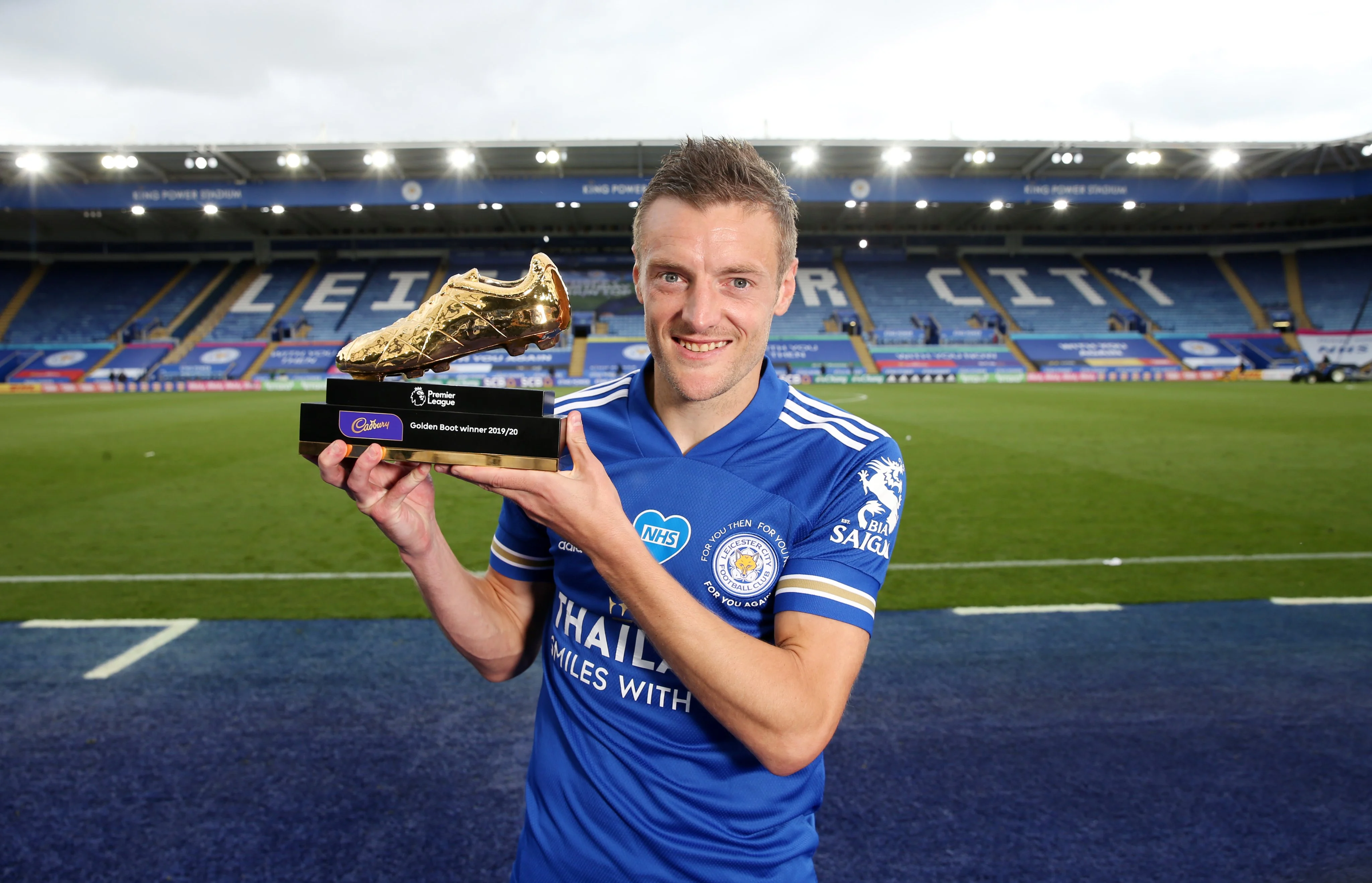 Leicester City's Jamie Vardy