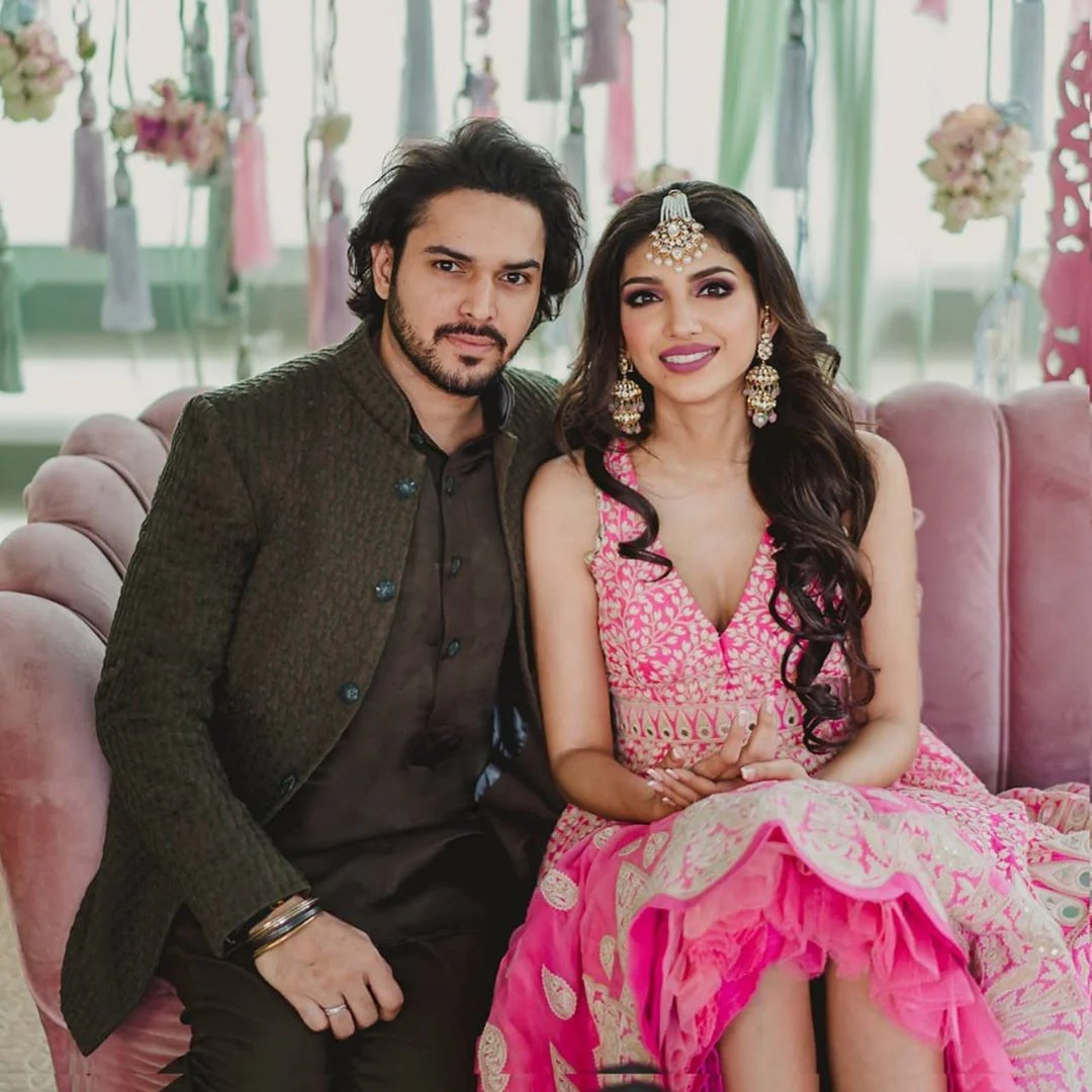 Samarth Bajaj with Miheeka