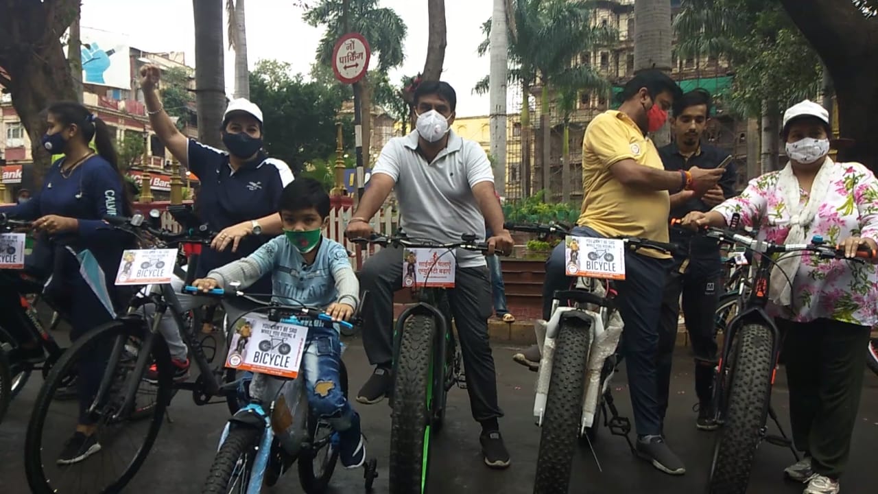 The youngest rider who enthusiastically joined in and shared his love for cycling.