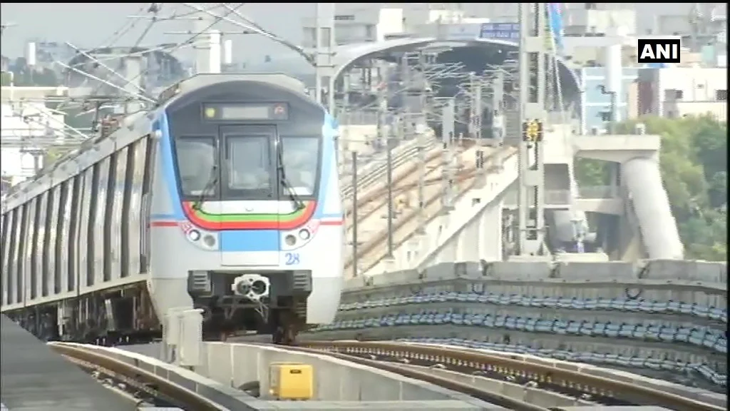 Telangana: Hyderabad metro services resume after Centre's UNLOCK4 guidelines.