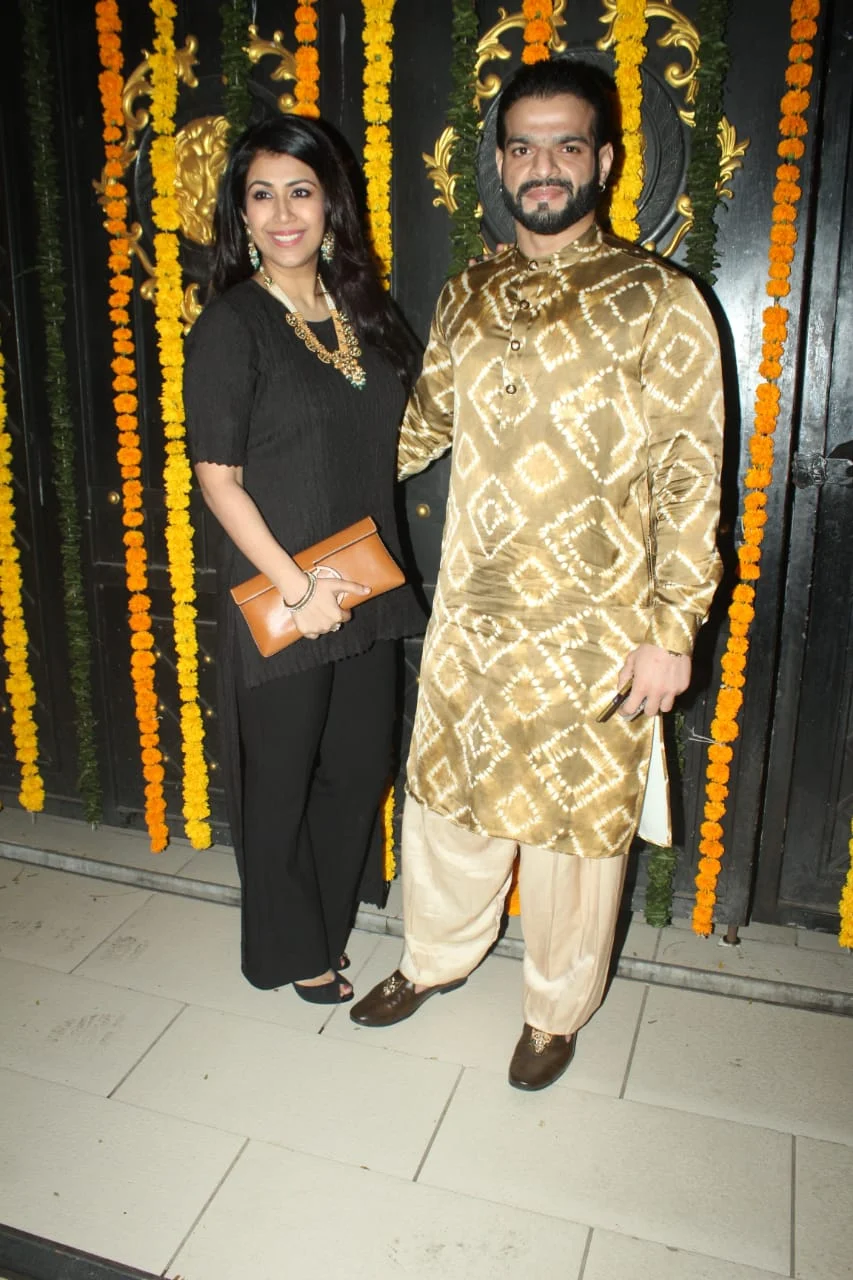 Karan Patel with wife Ankita Bhargava