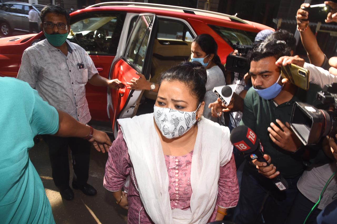 Watch: Comedian Bharti Singh and her husband detained after NCB recovers cannabis at Mumbai residence