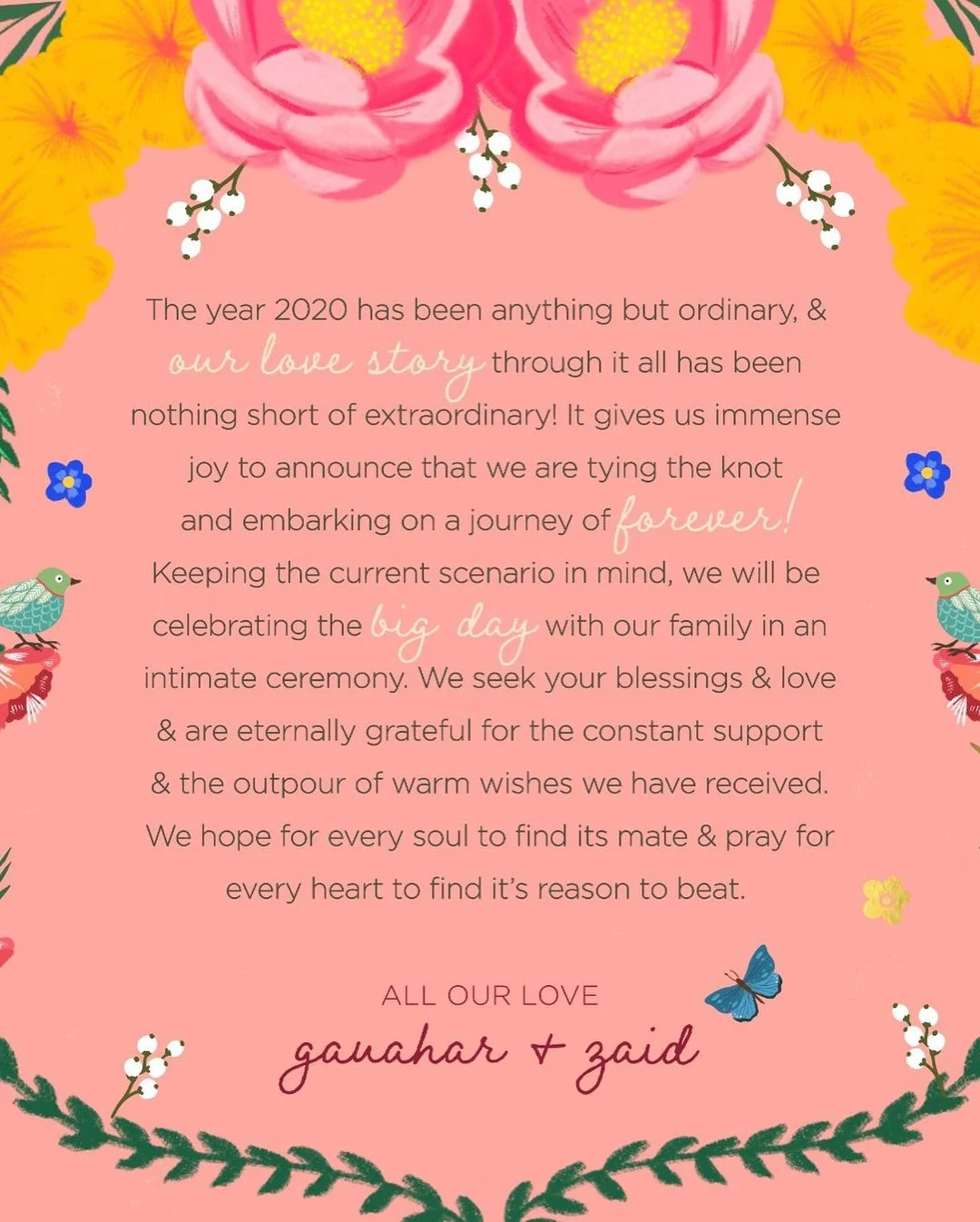 Gauahar Khan, Zaid Darbar to tie the knot on Christmas 2020 in an intimate ceremony