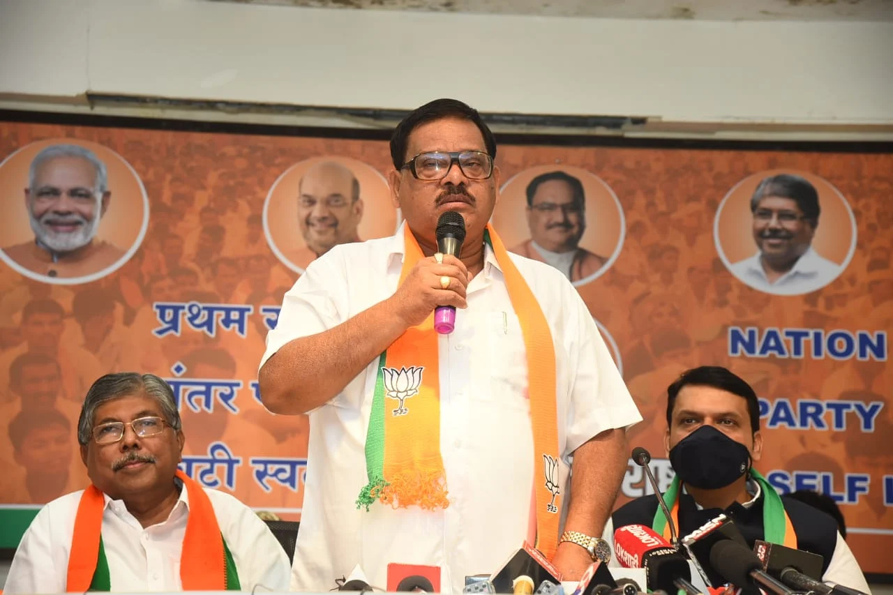In Pictures: Former Nashik MLA Balasaheb Sanap returns to BJP