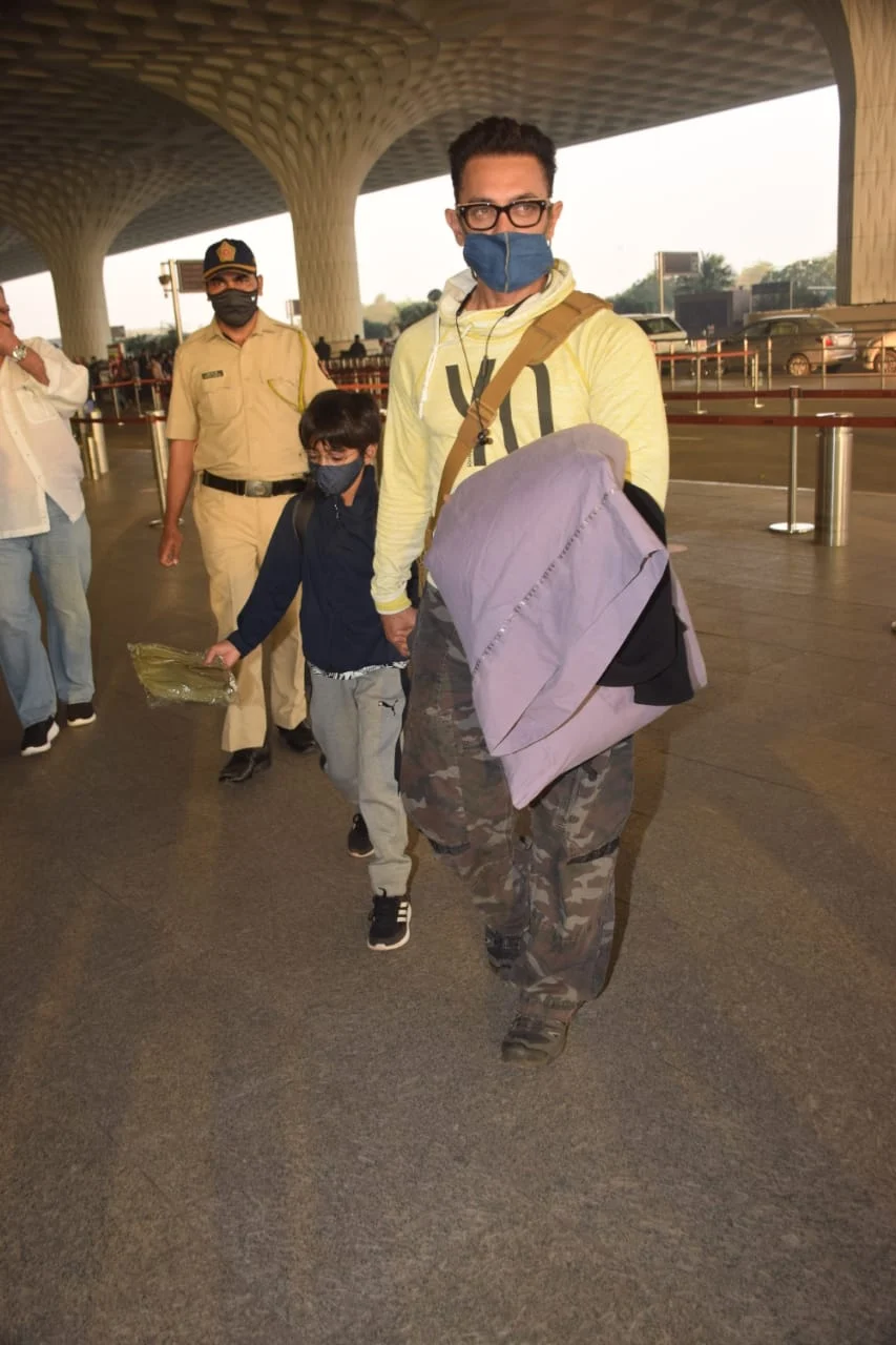 Airport Diaries: Aamir Khan-Kiran Rao, Tiger Shroff-Disha Patani spotted leaving town ahead of New Year 2021
