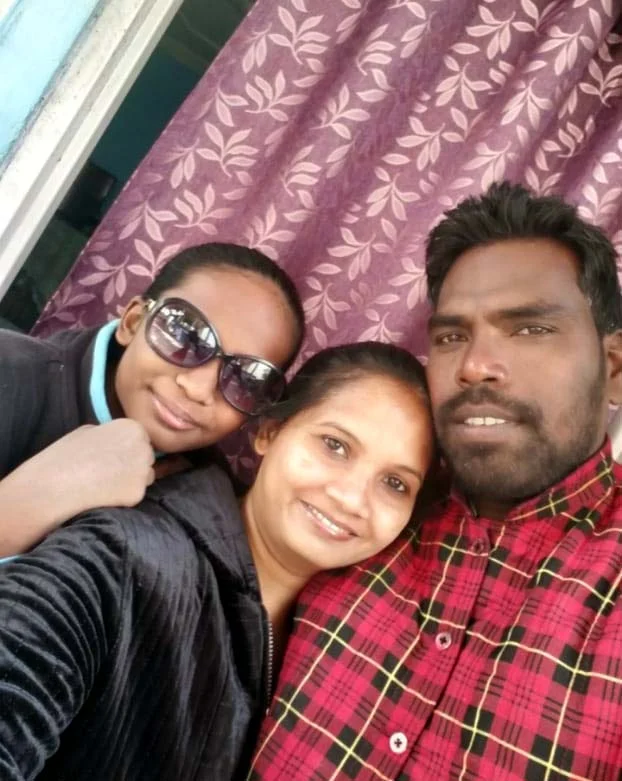 Namita Pani with family
