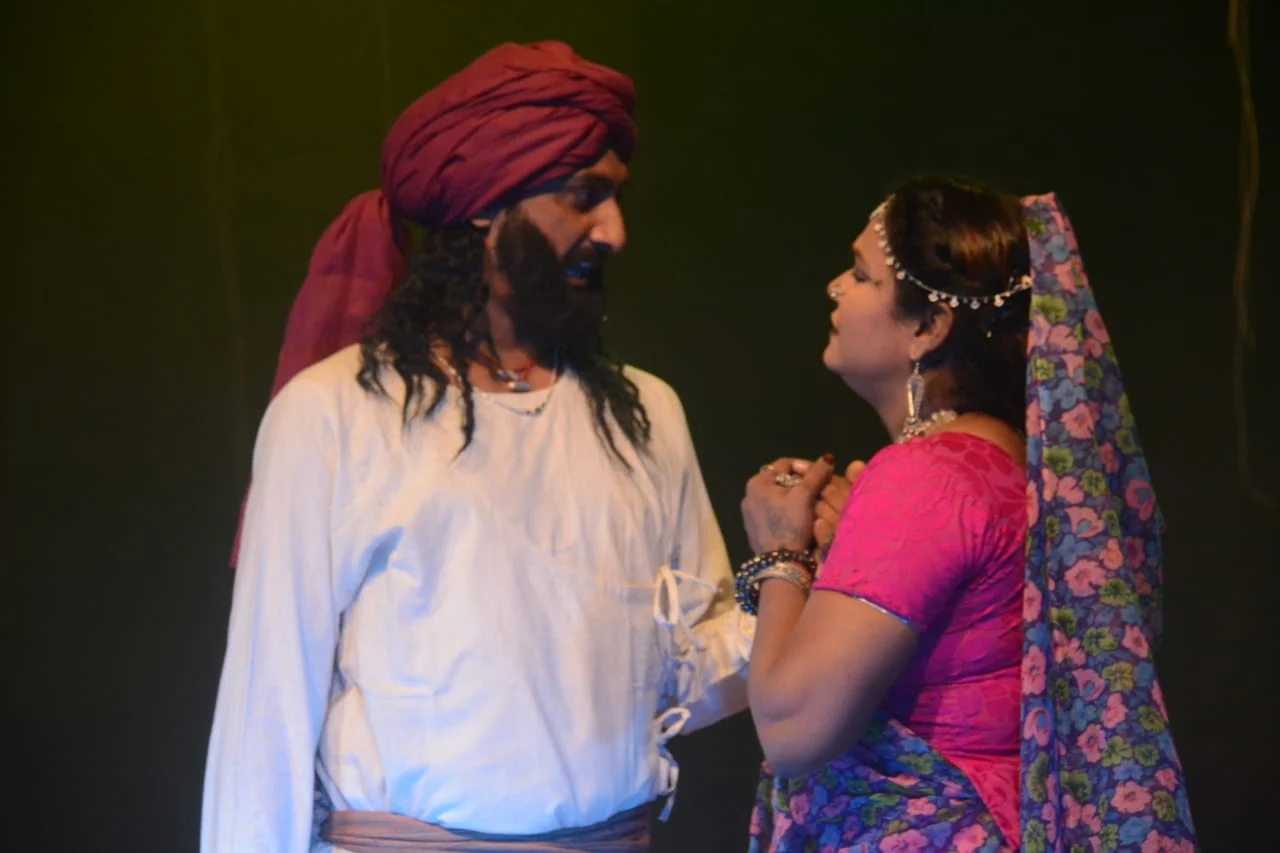 Still from the play ‘Jannayak Tantya Mama’, story of Robin Hood of India.