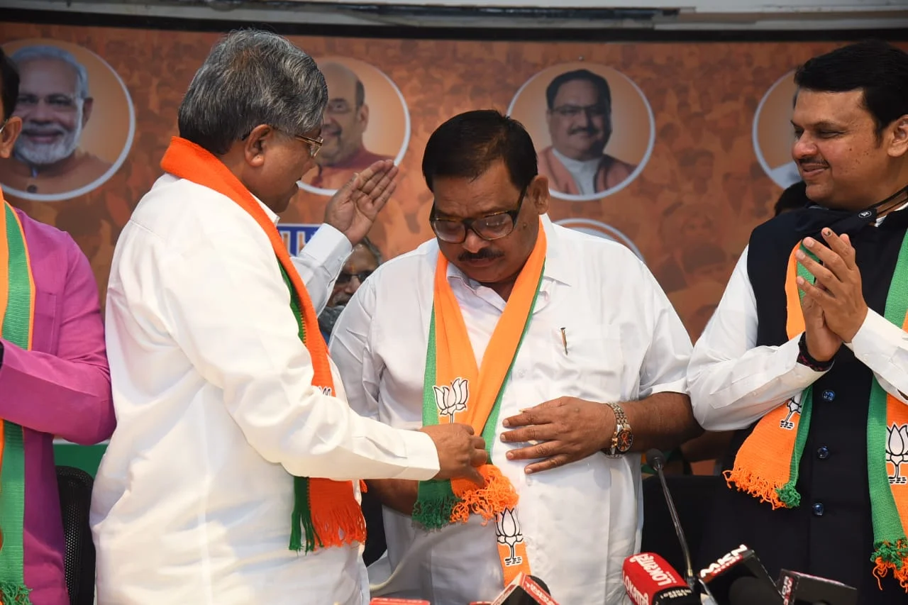 In Pictures: Former Nashik MLA Balasaheb Sanap returns to BJP