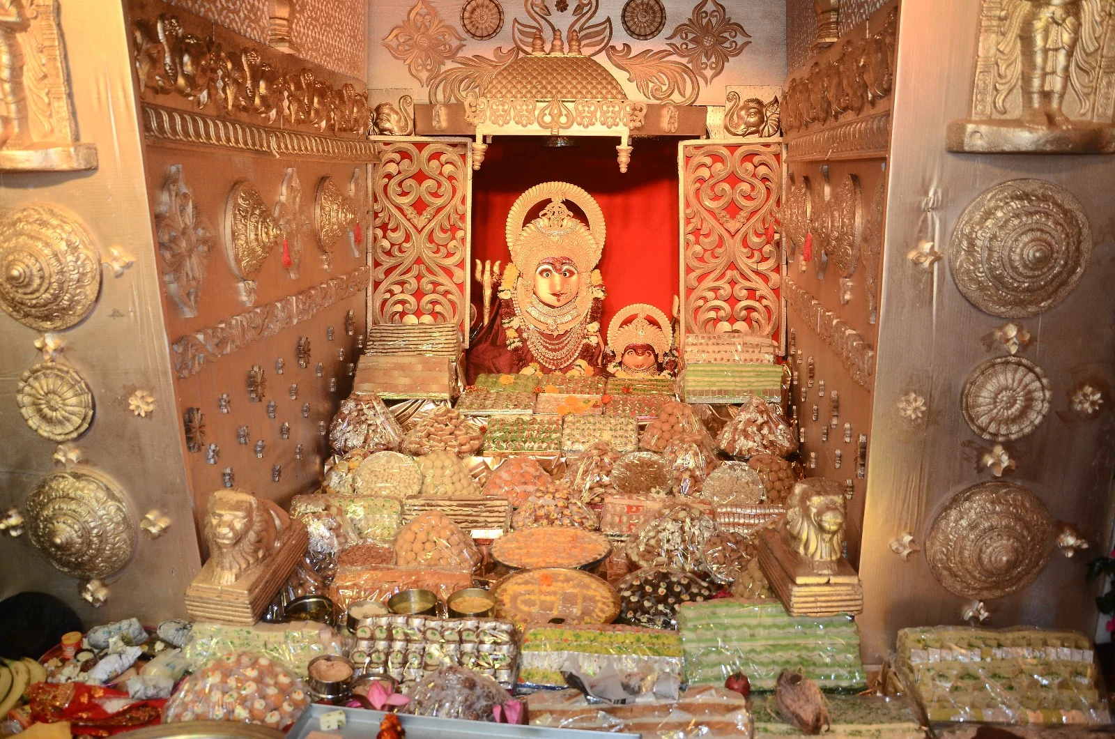 56 bhog offered to Goddess