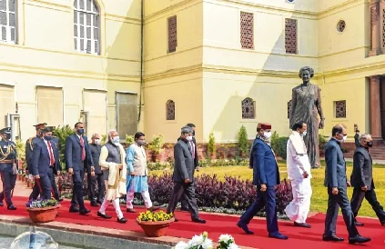 Budget Session: Entire Opposition boycotts President's address