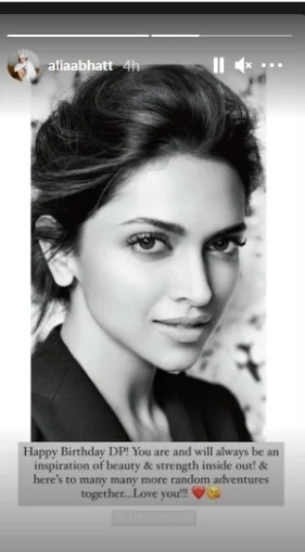 Alia Bhatt, Katrina Kaif, among others extend birthday greetings to Deepika Padukone