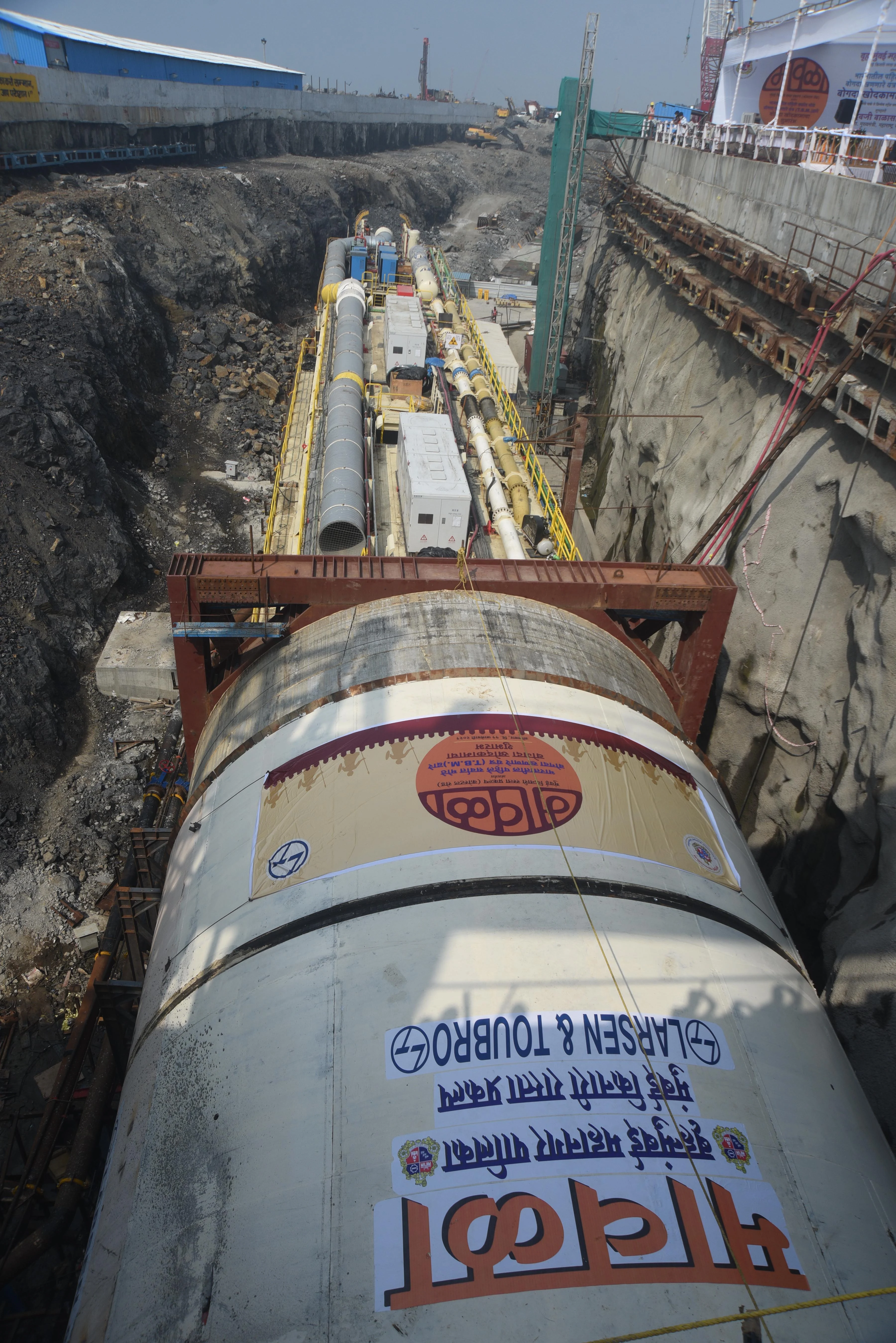 In Pics: CM Uddhav Thackeray launches Tunnel Boring Machine at Mumbai Coastal Road Project