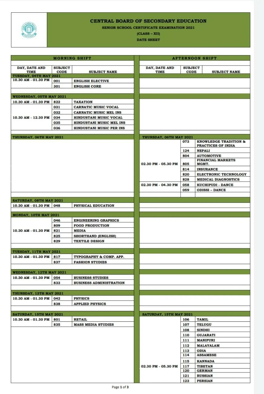 Exams 2021: Click here for timetable for Class 10, Class 12 board exams of CBSE, ICSE, state boards