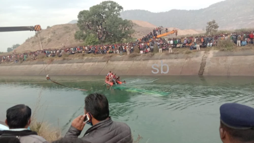 Rescue work on at site