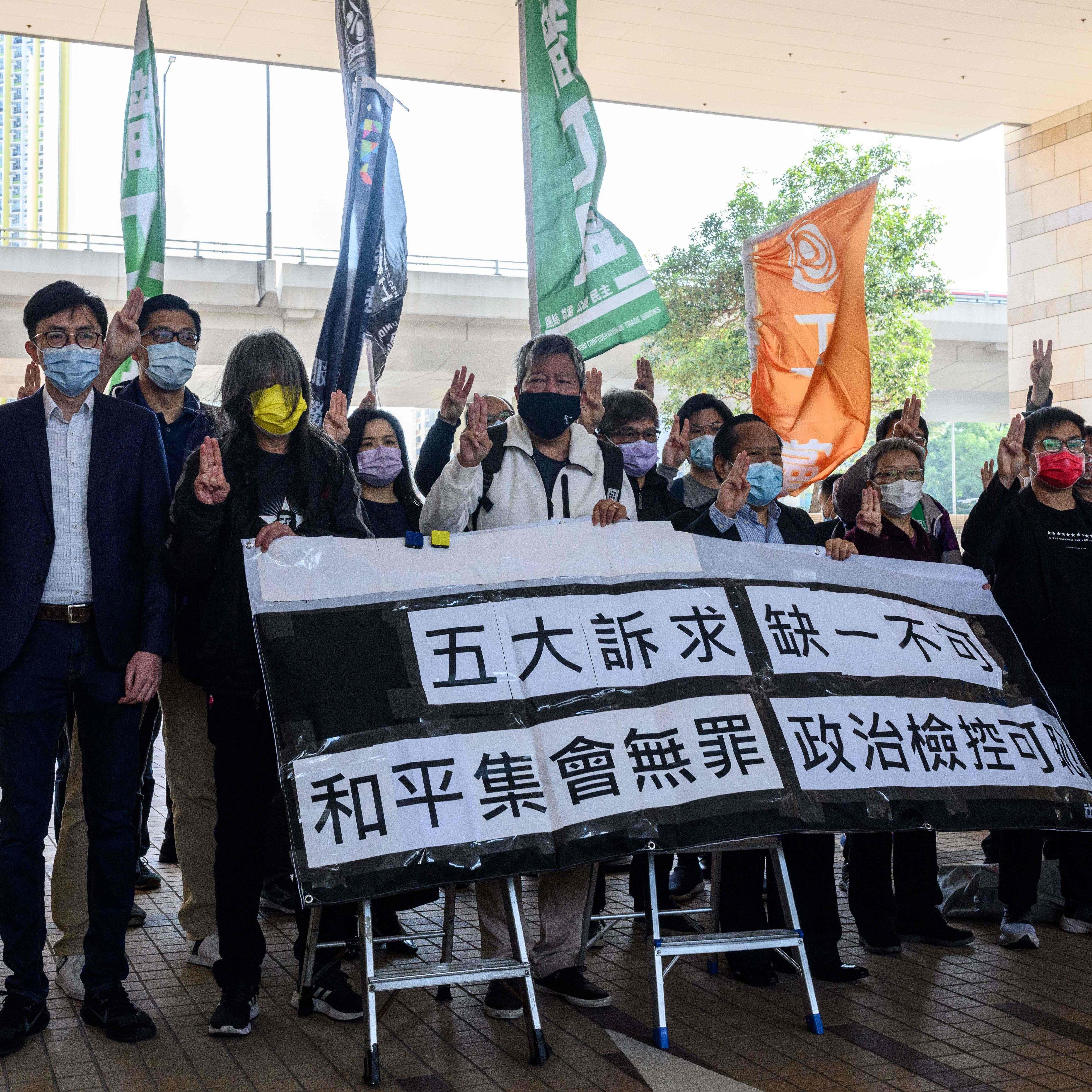 2019 Hong Kong anti-govt protests: Two former lawmakers plead guilty to illegal assembly charges
