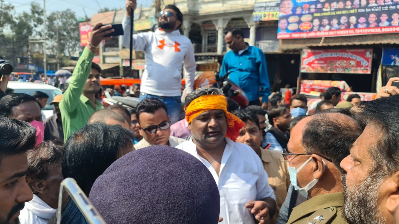 Youth Congress leader Manoj Shukla was arrested in Bhopal on Saturday