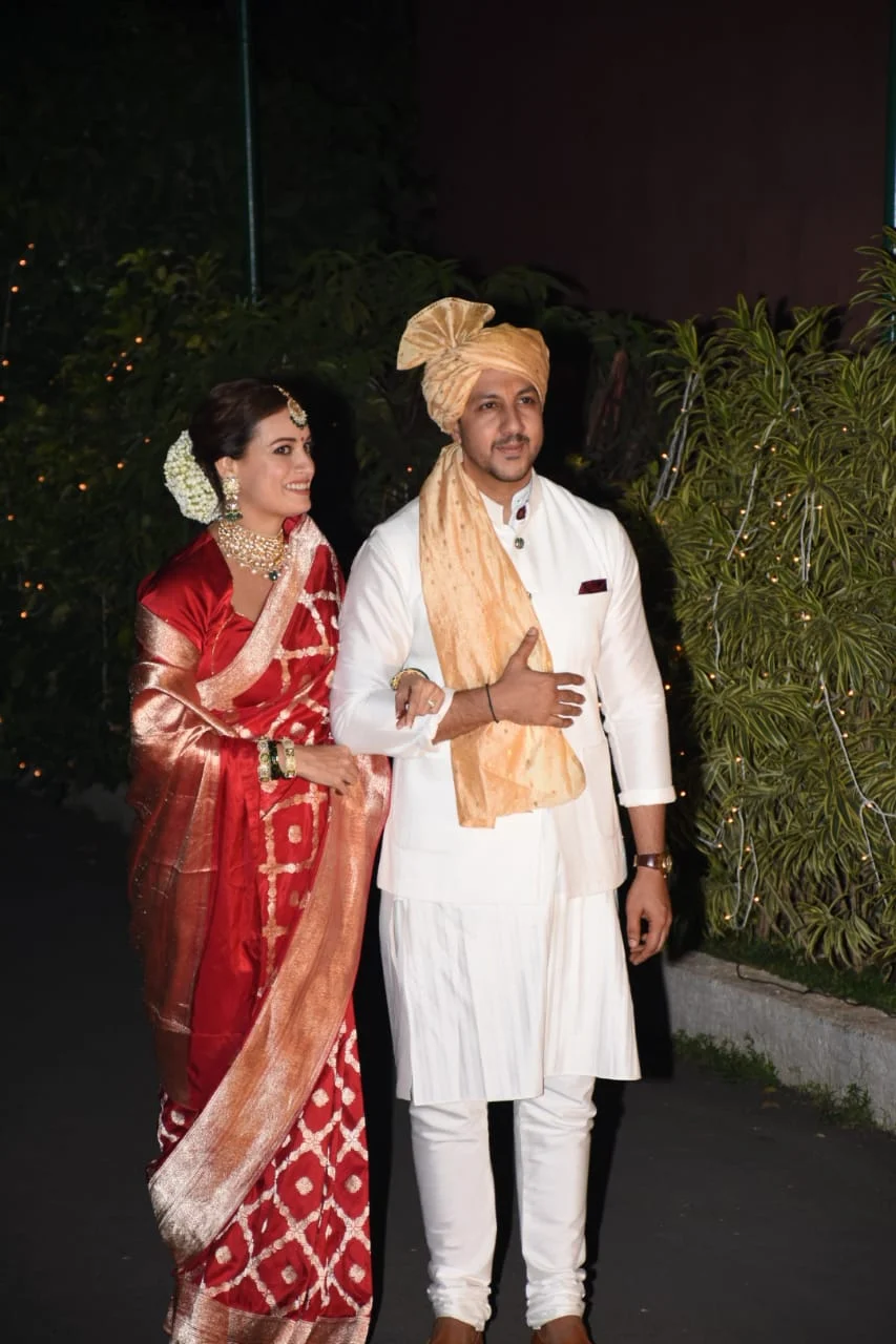 In Pics: Dia Mirza ties the knot with Vaibhav Rekhi at her Bandra residence